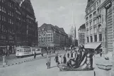 Postkort: Hamborg på Mönckebergstresse (1955)