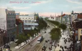 Postkort: Hamborg på Reeperbahn (1909)