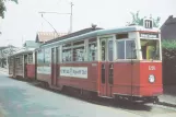 Postkort: Hamborg sporvognslinje 11 med motorvogn 3226 ved Rönneburg (1960)