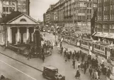 Postkort: Hamborg ved Mönckebergbrunnen (1923)