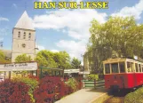 Postkort: Han-sur-Lesse motorvogn AR 266 ved Han-sur-Lesse (2001)