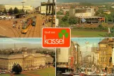 Postkort: Kassel sporvognslinje 1 i Kassel (1970)