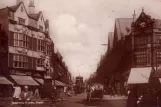 Postkort: Kingston upon Hull sporvognslinje  på Jameson St (1910)