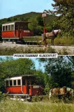 Postkort: Klagenfurt Lendcanaltramway med hestesporvogn 135 på Nostalgiebahnen in Kärnten (1980)