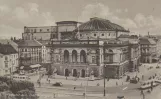 Postkort: København foran Det kongelige Teater (1947)