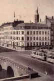 Postkort: København sporvognslinje 6 på Stormbroen (1920)