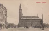 Postkort: København udenfor Raadhuset (1917)