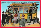 Postkort: Leipzig sporvognslinje 10  (1920)