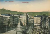 Postkort: Linz på Franz-Josef-Platz (Hauptplatz) (1900)