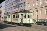 Postkort: Linz sporvognslinje 3 med motorvogn 9 ved Landgutstr.  Linz-Urfahr (Bergbahnhof Urfahr) (1970)