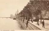 Postkort: London på The Embankment (1935)