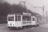 Postkort: Mainz sporvognslinje 52 med motorvogn 83 på Untere Zahlbacher Straße (1963)