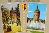 Postkort: Mannheim nær Wasserturm (1889-1989)