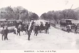 Postkort: Marseille på Avenue du Prado (1900)