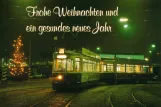 Postkort: München motorvogn 2462 ved remisen Westendstr. (1992)