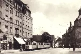 Postkort: München sporvognslinje 19 på Marienplatz (1935)