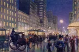 Postkort: New York på Broadway (1915)