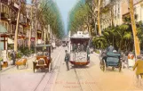Postkort: Nice på Avenue de la Victoire (1899)