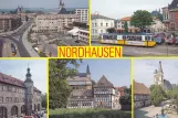 Postkort: Nordhausen ved Rathaus / Kornmarkt (1992)