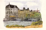Postkort: Norrköping på Oscar Fredriks bro (1978)