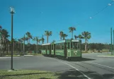 Postkort: Orlando Grand Cypress Resort med motorvogn 1245 udenfor Service area and carbarn (1985)