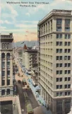 Postkort: Portland på Washington Street (1900)