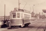 Postkort: Porto motorvogn 131 nær Leixões (1959)