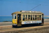 Postkort: Porto sporvognslinje 16 med motorvogn 315 nær Matosinhos (1978)