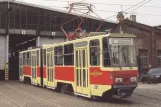 Postkort: Potsdam ledvogn 001 foran remisen Holzmarktstr. (2001)
