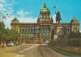 Postkort: Prag nær Národni muzeum (1966)