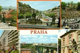 Postkort: Prag på Praha, Václavské Náměstí (1970)
