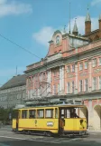 Postkort: Rostock motorvogn 26 foran Rathaus (2015)