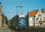 Postkort: Rostock motorvogn 602 på Rosa-Luxemburg-Straße (1994)