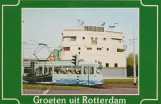 Postkort: Rotterdam ledvogn 1368 på Stationsplein (1981)