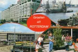 Postkort: Rotterdam ledvogn 363 ved Centraal (1981)