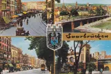 Postkort: Saarbrücken på Alte Reichsstraße (1900)