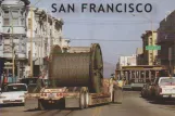 Postkort: San Francisco kabelbane Powell-Mason i krydset Jackson St/Mason St (2016)