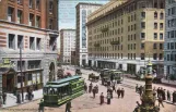 Postkort: San Francisco på Market Street (1909)
