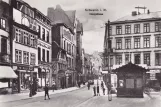 Postkort: Schwerin på Königstraße (Puschkinstraße) (1908)
