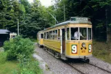 Postkort: Skjoldenæsholm normalspor med motorvogn 470 ved Eilers Eg (2000)