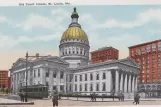 Postkort: St. Louis foran Old Court House (1925)