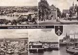 Postkort: Stralsund nær Knipentor (1964)