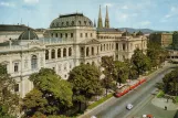 Postkort: Wien på Universitätsring (1959)