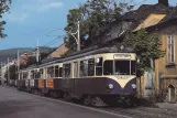 Postkort: Wien regionallinje 515 - Badner Bahn på Kaiser Franz Joseph-Ring (1979)