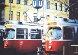 Postkort: Wien sporvognslinje 6 med ledvogn 4070 ved Schlachthausgasse (2005)
