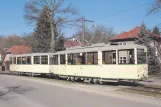 Postkort: Woltersdorf Tramtouren med museumsvogn 7 nær Goethestr. (2000)