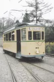 Postkort: Wuppertal motorvogn 105 på forpladsen Bergischen Museumsbahnen (2000)