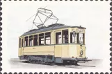 Postkort: Wuppertal motorvogn 3239  (1987)