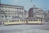 Postkort: Wuppertal sporvognslinje 23 på Döppersberg (1960)