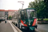 Potsdam skolevogn 301 ved Platz der Einheit/Nord (2001)